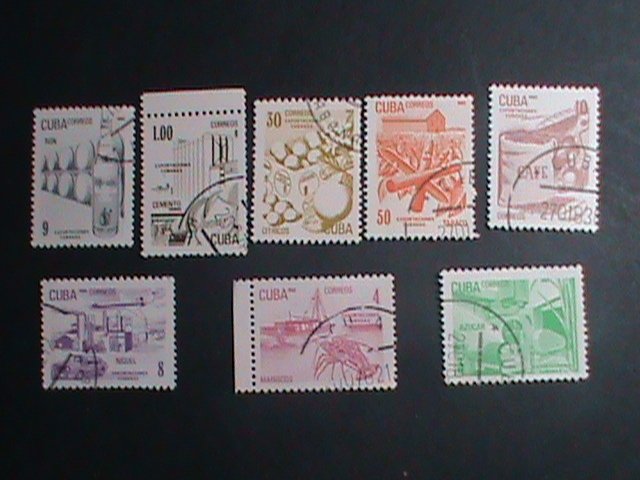 ​CUBA-INDUSTRIES AND PRODUCES OF CUBA FAMOUS USED STAMPS-SET-VERY FINE