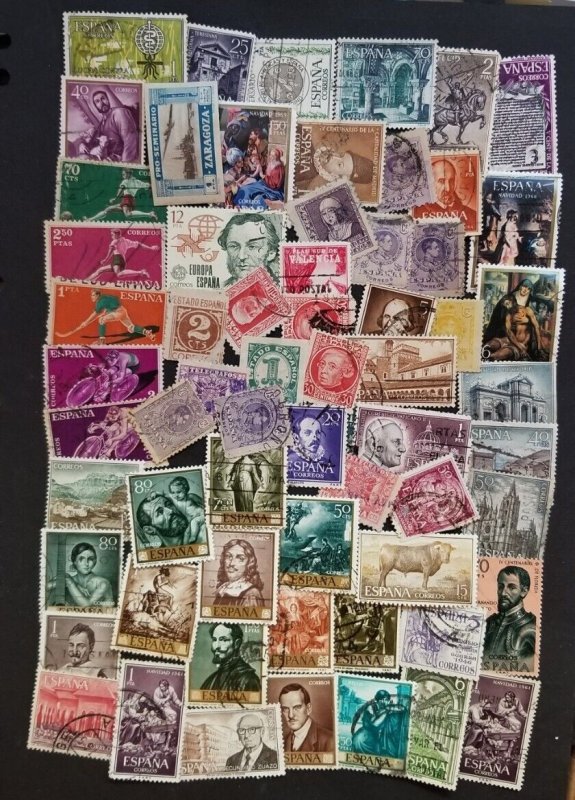 SPAIN Used Stamp Lot Collection T4294