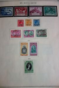 St Kitts Stamp Collection Mostly Mint Potent