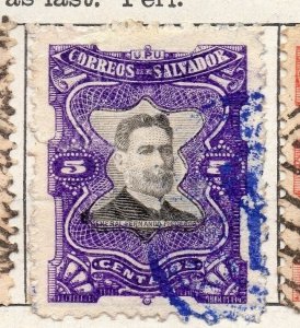 Salvador 1910 Issue Fine Used 5c. 141500