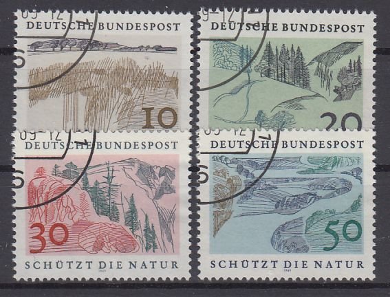 Germany 1969 Sc#1000-1003 Mi#591-594 used (BU1046)