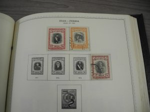 PERSIA, Fantastic Stamp Collection mounted/partially glued in a Minkus