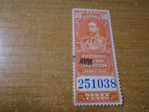 Canada Revenue stamp  van Dam  #  FEG2  used