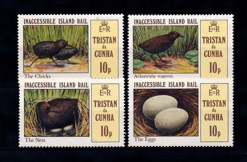 [52339] Tristan da Cunha 1981 Birds Vögel Oiseaux Ucelli Eggs MNH