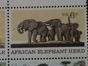 ​UNITED STATES-1970 SC#1390a CENTENARY OF NATURAL HISTORY MUSEUM-MNH-BLOCK VF