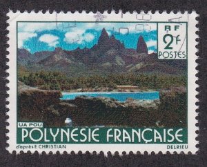 French Polynesia # 314, Mountain Peaks, Used,