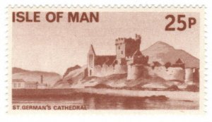 (I.B) Elizabeth II Revenue : Isle of Man 25p (St German's Cathedral) 
