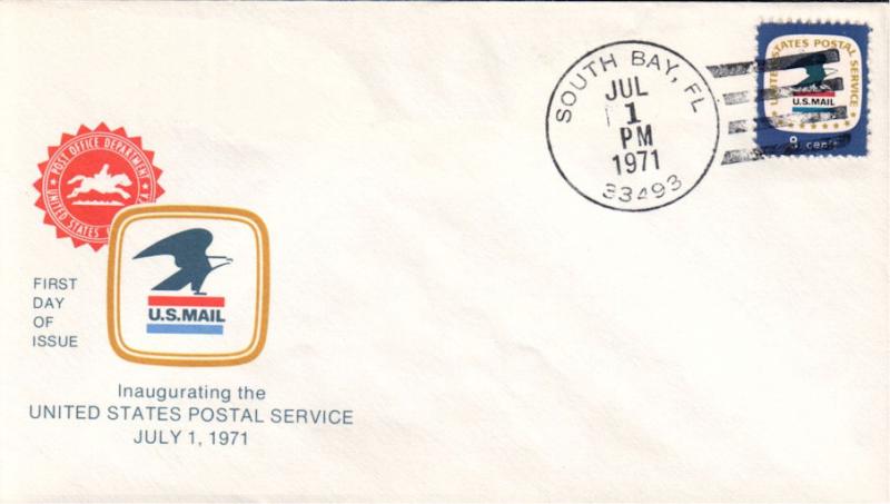 #1396 FL, South Bay 7-1-71 USPS FDC