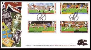 Guernsey European Football Championships FDC SG#696-703