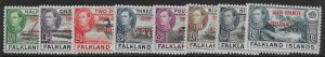 FALKLAND IS.DEP. SGC1/8 1944-5 SOUTH ORKNEYS SET MTD MINT