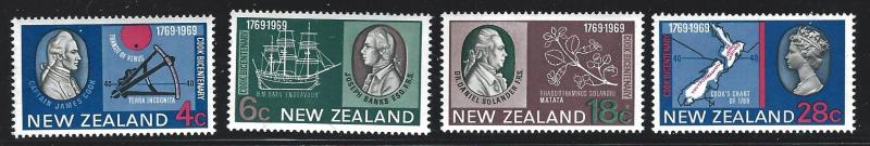 New Zealand   mnh s.c.# 431 - 434