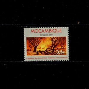 Mozambique 1980 - Fire Control Trees - Single Stamp - Scott #715 - MNH