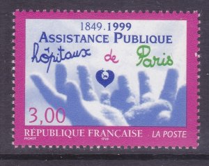 France 2694 MNH 1994 Public Assistance Hospital - Paris 150th Anniversary Issue