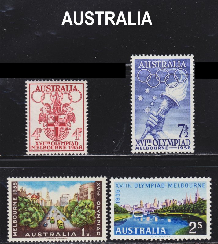 Australia Scott 288-91 complete set F to VF mint OG NH.