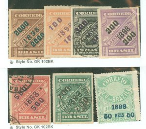 Brazil #128/138 Unused