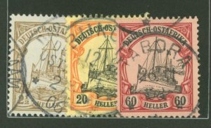 German East Africa #22/27/29 Used Multiple