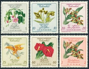 Colombia 716-C370,C420-C425 blocks of 4,MNH.Michel 907-925. Flowers,1960-1962.