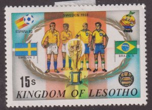 Lesotho 363f World Cup Soccer 1982