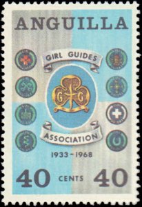 Anguilla #40-43, Complete Set(4), 1968, Never Hinged