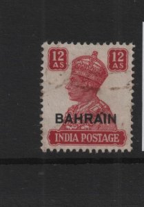 Bahrain 1942 SG50 12AS used definitive