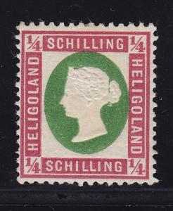 Heligoland Scott # 5 VF mint original gum scv $ 125 ! see pics !