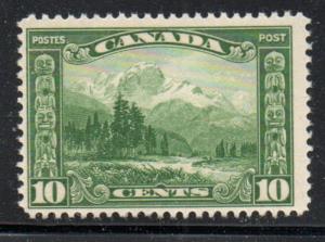 Canada Sc 155 1928 10c green Mt Hurd stamp mint NH