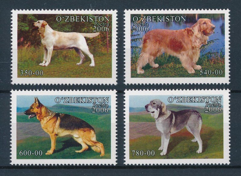 [111688] Uzbekistan 2006 Pets animals dogs German Shepherd  MNH