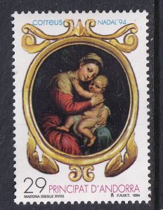 Andorra Spanish 231 Christmas MNH VF