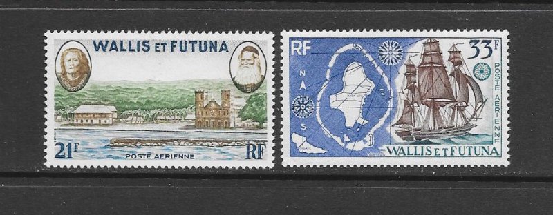 WALLIS AND FUTUNA #C13-14  VIEWS & SHIP  MNH