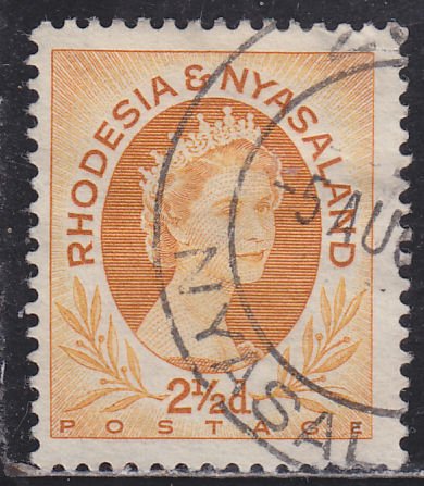 Rhodesia & Nyasaland 143B Queen Elizabeth II 1956