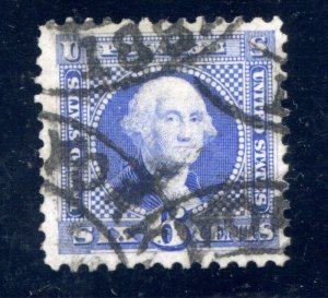 US SCOTT #126 USED-VF W/ PF CERT CORNER PERF TIP CREASE (4/11/24 GP)