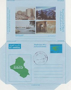 IRAQ 150 fils pictorial aerogramme cto......................................L248