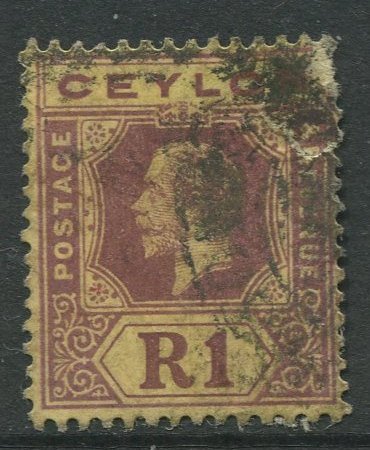 STAMP STATION PERTH Ceylon #241a  KGV Definitive  Wmk 4  Used 1921-1933