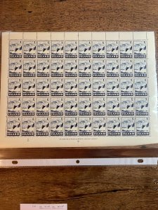 Iceland, Scott C24, MNH Complete pane of 50