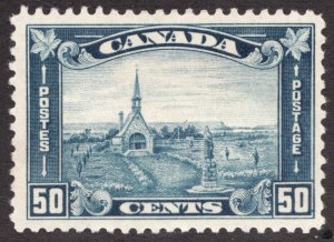 1930 Canada Sc# 176 - 50¢ Acadian Memorial Church - MH
