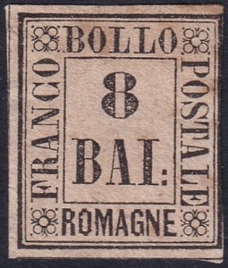 Italy Romagna 1859 Sc 8 MNG(*) small thins