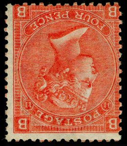 SG95Wi, 4d deep vermilion plate 11, LH MINT. Cat £625. WMK INV. BB