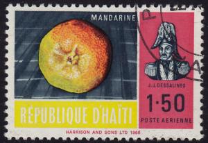 Haiti - 1967 - Scott #C279 - used - Fruit Tangerine