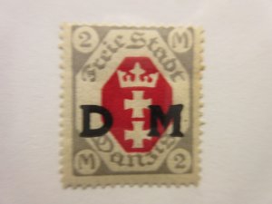 DANZIG Scott O18 MINT HINGED Lot8 Cat $16 