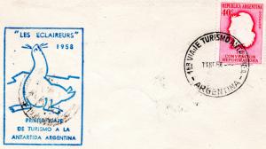 Argentina 1958 Les Eclaireurs 1st.Tourism Travel to Antartic Polar Cover