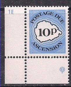 Ascension 1986 QE2 10p Postage Dues SG D5 MNH ( G1134 )