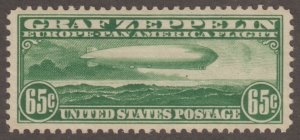 EDSROOM-21603 US C13 MNH 1930 XFine Centering Graf Zeppelin CV$250
