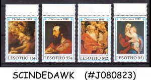 LESOTHO - 1990 CHRISTMAS - 4V MINT NH