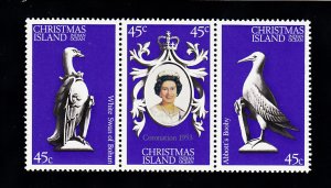 Christmas Islands Scott #87a-c MNH