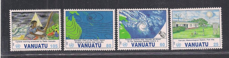 VANUATU SC# 565-68  FVF/MNH   1992