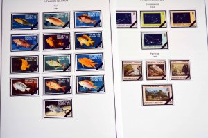 COLOR PRINTED PITCAIRN ISLANDS 1940-2010 STAMP ALBUM PAGES (118 illustr. pages)