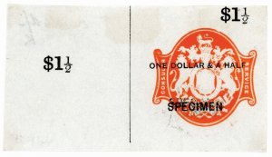 (I.B) QV Revenue : Consular Service $1.50 (for use in China/Japan) specimen