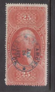 USA #R100 Used Fine With Handstamp