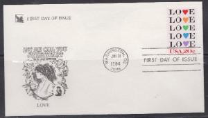 2072 Love Unaddressed Reader's Digest FDC