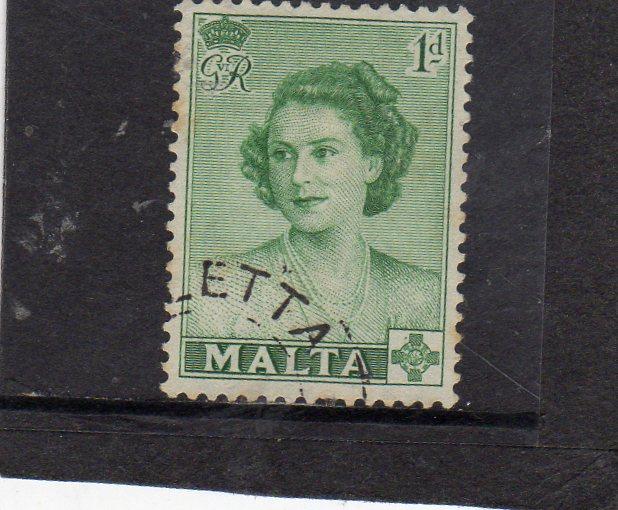 Malta Geo Vl Defin Princess Elizabeth used